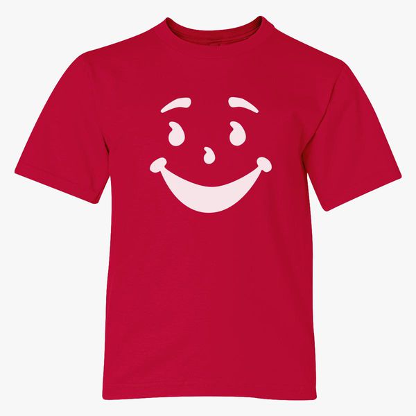Kool Aid Man Face Youth T Shirt Customon - kool aid roblox t shirt roblox free john