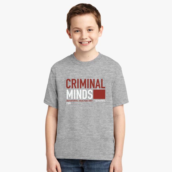 Criminal Minds Youth T Shirt Customon - criminal shirt roblox