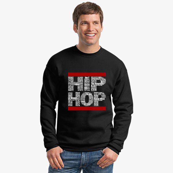 hip hop crew neck sweatshirts