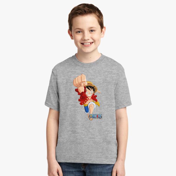 Luffy Monkey D Youth T Shirt Customon - monkey d luffy t shirt roblox