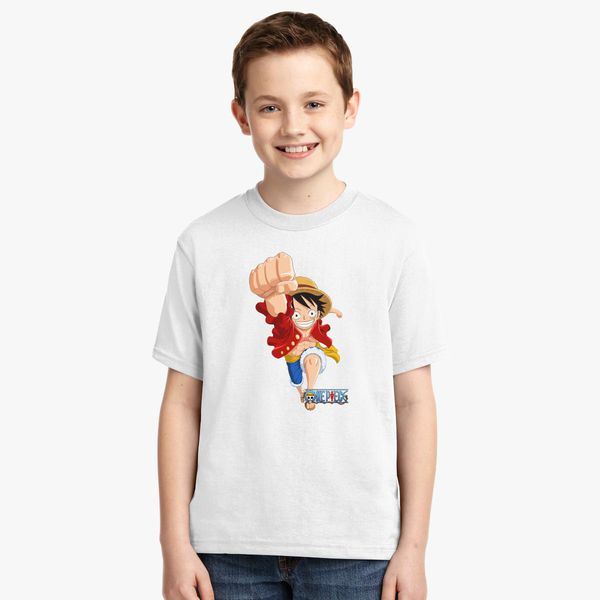 Luffy Monkey D Youth T Shirt Customon - monkey d luffy t shirt roblox