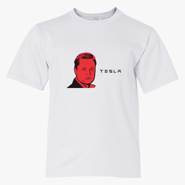 Elon Musk Tesla Youth T Shirt Customon - roblox juggernaut shirt