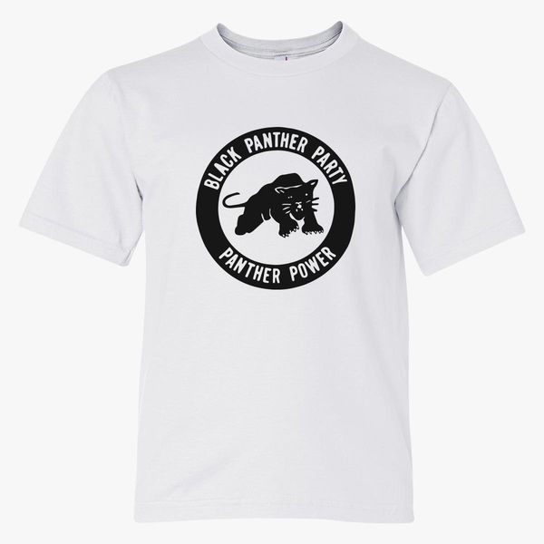 Black Panther Party Panther Power Youth T Shirt Customon - roblox t shirt black panther roblox free t shirts