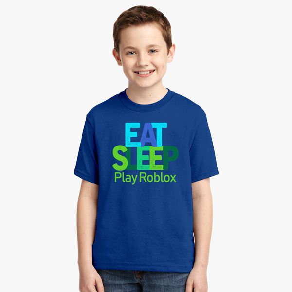 Eat Sleep Play Roblox Youth T Shirt Customon - ashley dress sleeves roblox