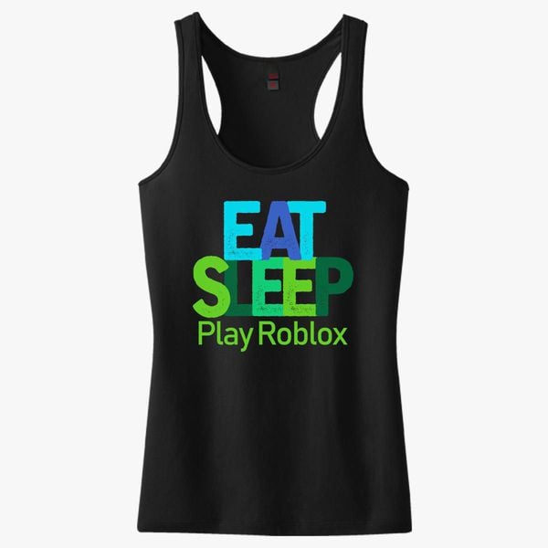 Eat Sleep Play Roblox Women S Racerback Tank Top Customon - mars run roblox