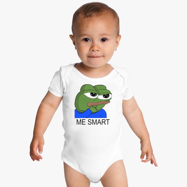 Pepe Meme Frog Newborn Baby No Sleeve Bodysuit Romper Infant Summer Clothing White 