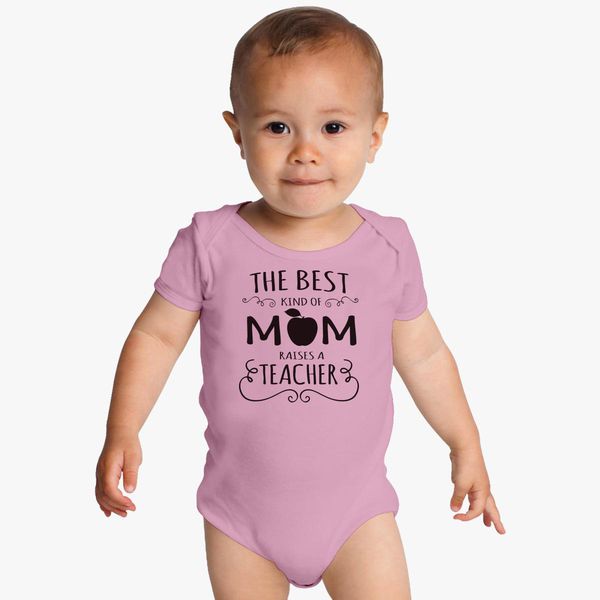 Promini Funny Baby Onesie My Mom is A Teacher Baby Bodysuit