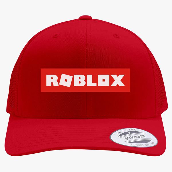 Roblox Retro Trucker Hat Customon - roblox red hoodie hat