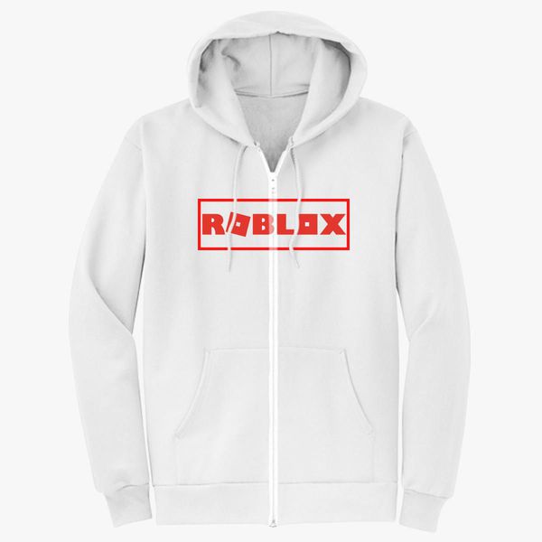 Roblox Unisex Zip Up Hoodie Customon - roblox grey hood