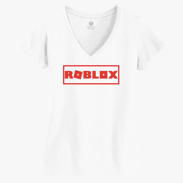 Roblox Women S V Neck T Shirt Customon - roblox hat kid shirt