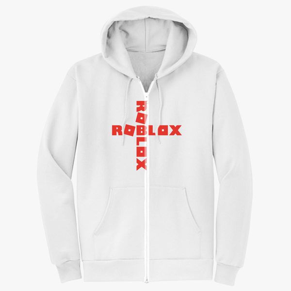 Roblox Unisex Zip Up Hoodie Customon