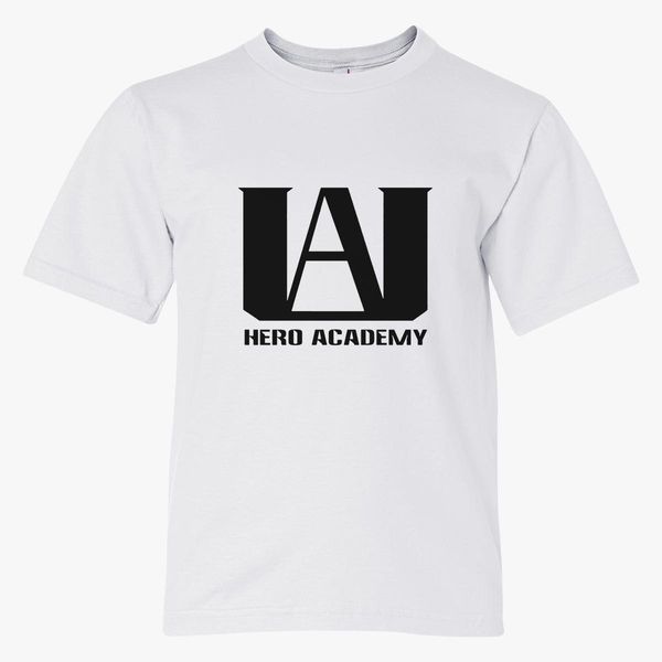 My Hero Academia Logo Youth T Shirt Customon - my hero academia t shirt roblox