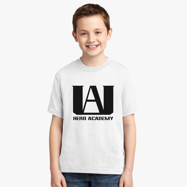 My Hero Academia Logo Youth T Shirt Customon - my hero academia t shirt roblox