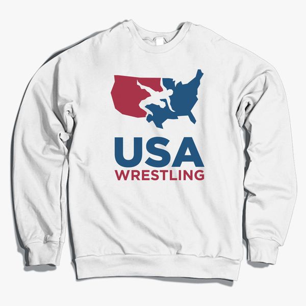 usa wrestling crewneck