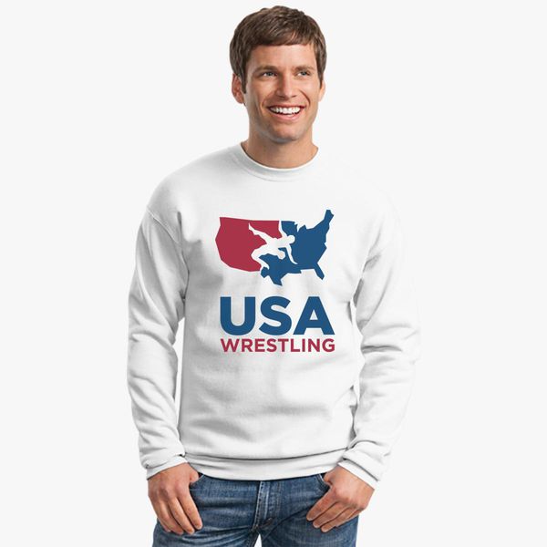 usa wrestling crewneck