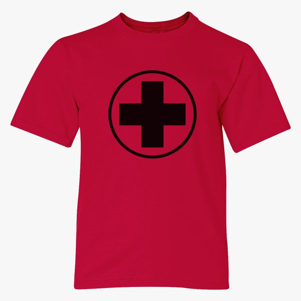 Team Fortress 2 Medic Emblem Youth T Shirt Customon - team fortress 2 red medic shirt roblox