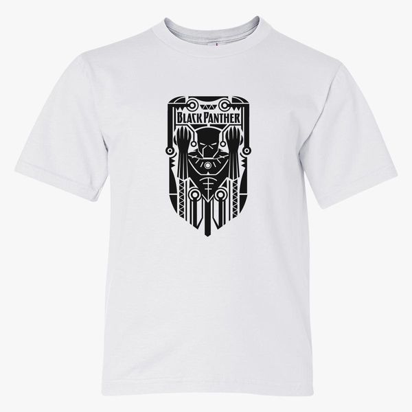 Black Panther Symbol Youth T Shirt Customon