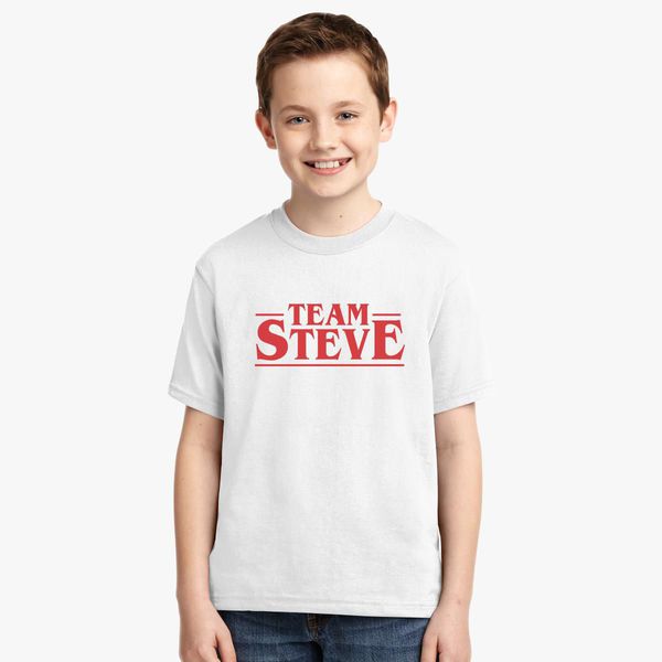 Team Steve St Steve Harrington Youth T Shirt Customon - steve harrington in roblox roblox free accounts real