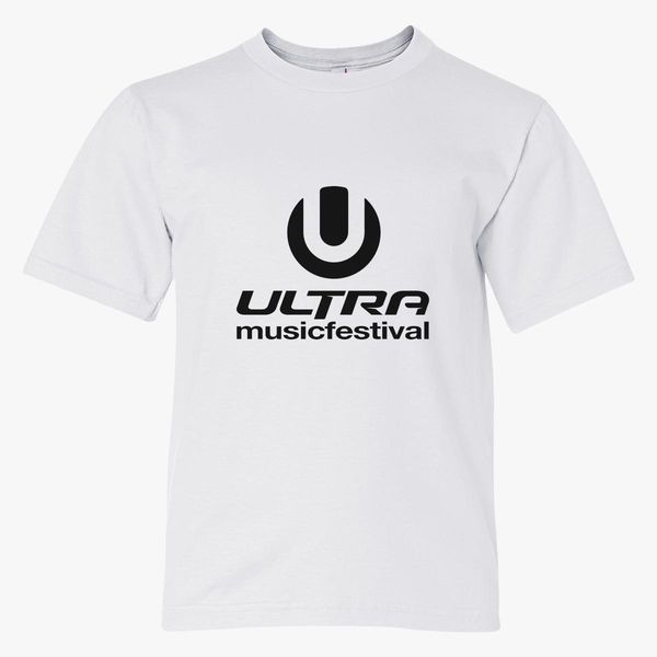 Ultra Music Festival Logo Youth T Shirt Customon - ultra music festival 2019 roblox