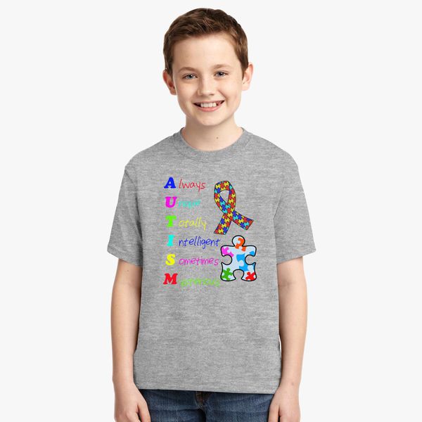 Autism Awareness Youth T Shirt Customon - i am autistic donation shirt roblox