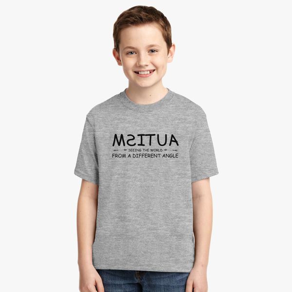 Youth Seeing the World Differently t-shirt Autism