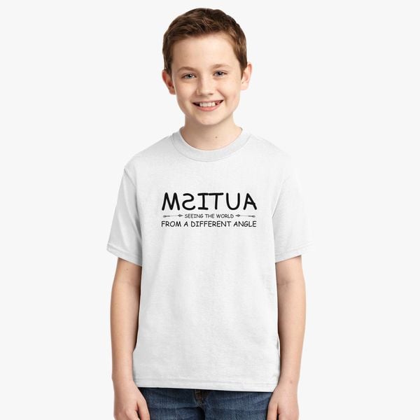 Youth Autism Seeing the World Differently t-shirt
