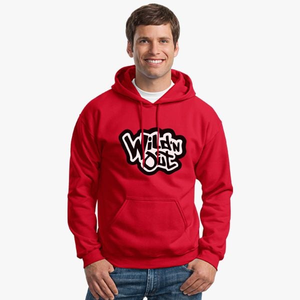 red wild n out hoodie