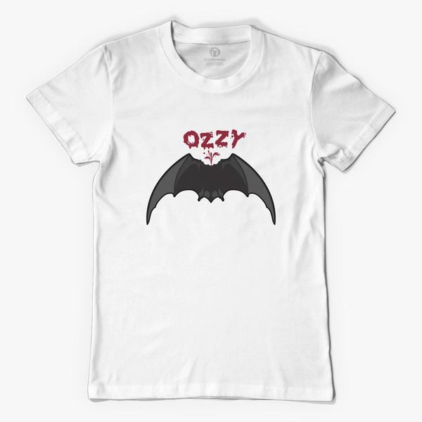Ozzy Osbourne Cartoon Logo Men's Black White T-Shirt Size S-2XL