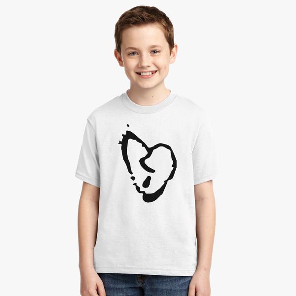 Xxxtentacion Broken Heart Symbol Youth T Shirt Customon - xxxtentacion broken heart shirt roblox