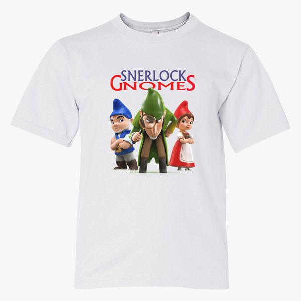 Sherlock Gnomes Youth T Shirt Customon - gnome roblox shirt