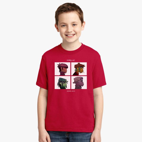 Gorillaz Demon Days Youth T Shirt Customon - gorillaz demon days shirt roblox