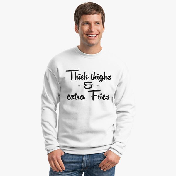 thick crewneck sweatshirt