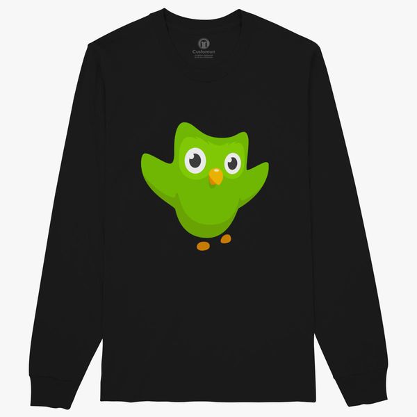 Duolingo Language Long Sleeve T Shirt Customon - duolingo t shirt roblox