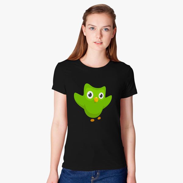 Duolingo Language Women S T Shirt Customon - duolingo t shirt roblox
