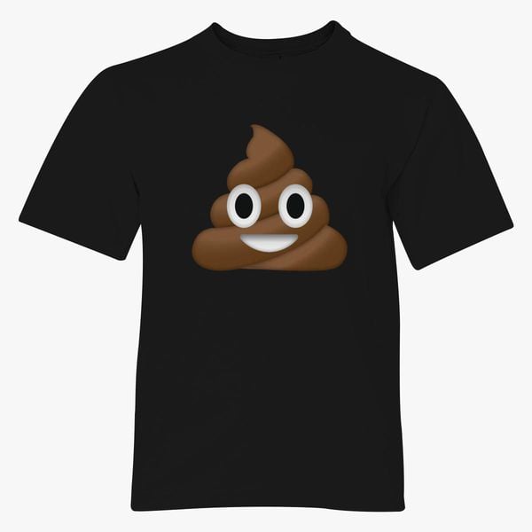 Poop Emoji Ass Emoji Shit Emoji Pile Of Shit Emoji Peach Emoji Emoji Emoji Shit With Eyes Emoji Youth T Shirt Customon - roblox poop emoji