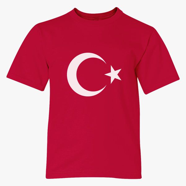 Turkey Flag Tee Youth T Shirt Customon - roblox tÃ¼rk t shirt png
