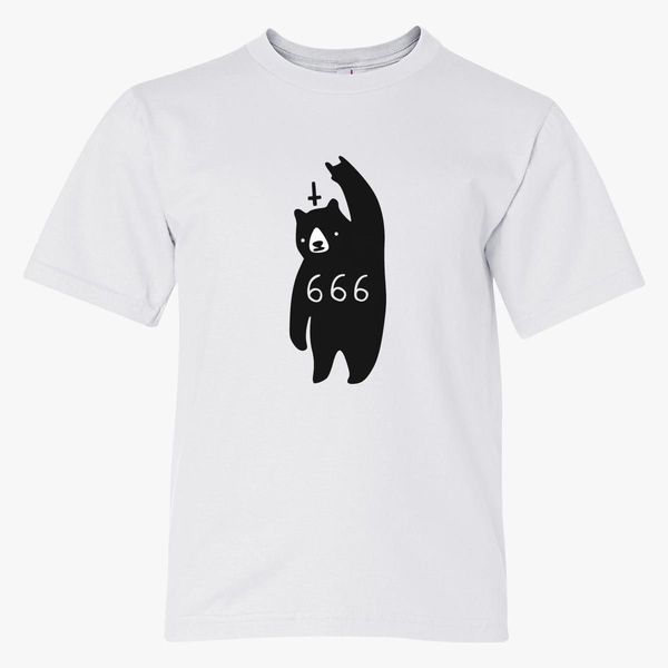 Black Bear Metal Youth T Shirt Customon