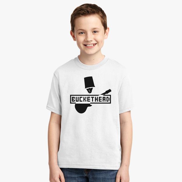 Buckethead Logo Youth T Shirt Customon - roblox buckethead
