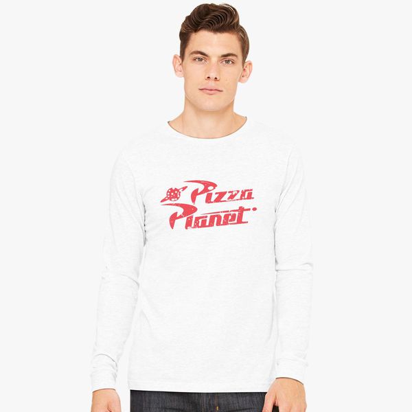 pizza planet long sleeve shirt red