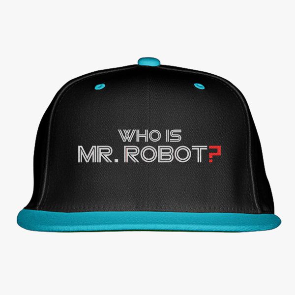 Who Is Mr Robot Snapback Hat Embroidered Customon - roblox mr robot hat