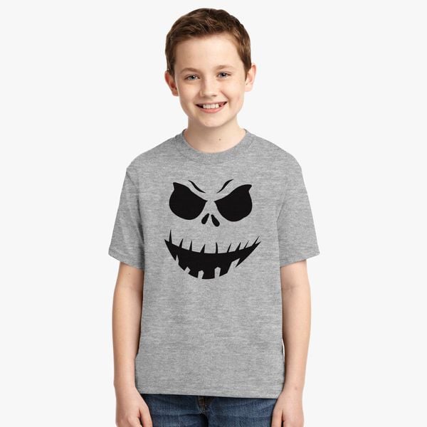 Halloween Face Youth T Shirt Customon - b tag halloween t shirt roblox