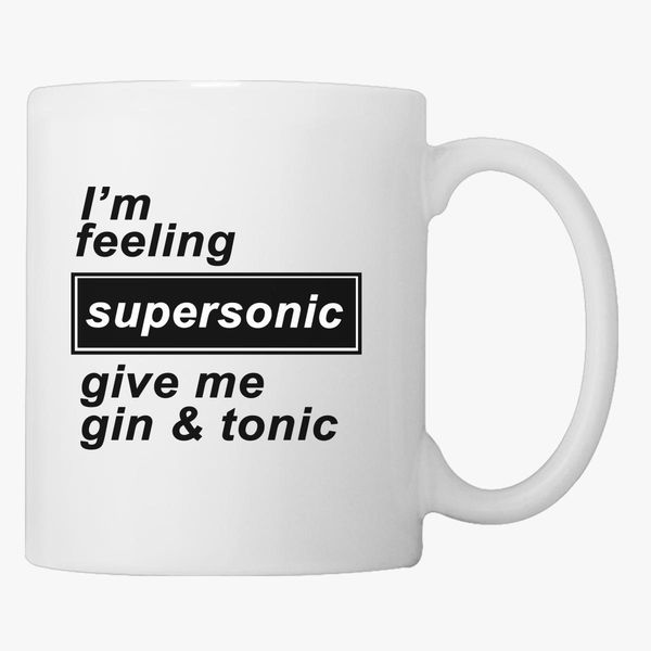 Supersonic Lyrics Coffee Mug Customon