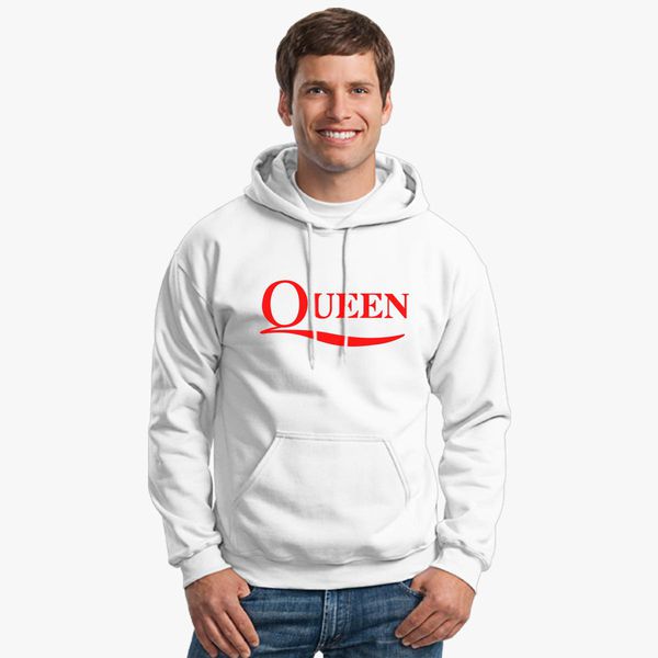 queen band logo hoodie