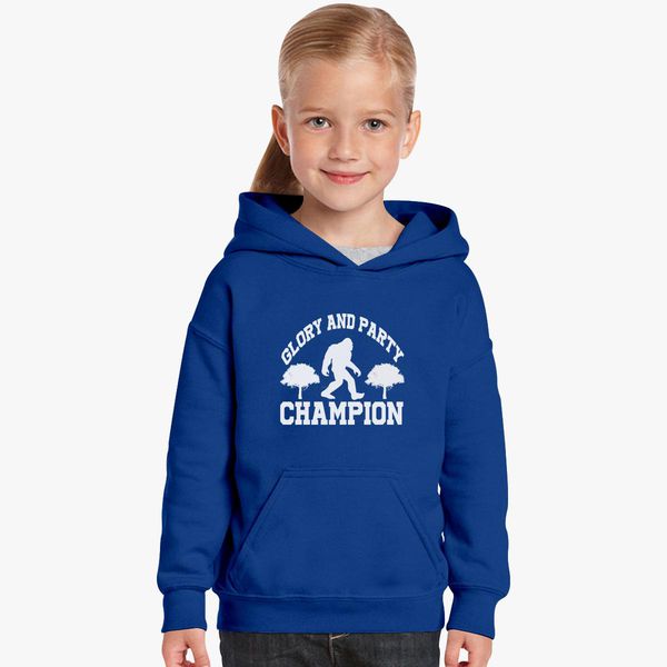 blue champion hoodie kids