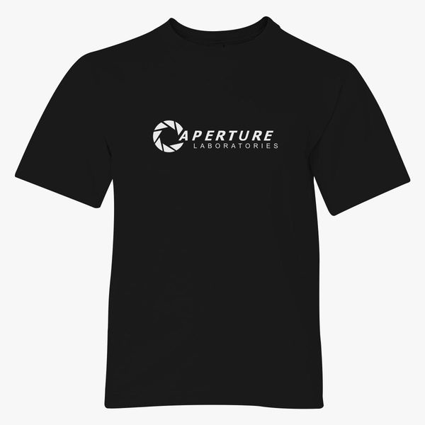 Aperture Science Labs Youth T Shirt Customon - roblox aperture science