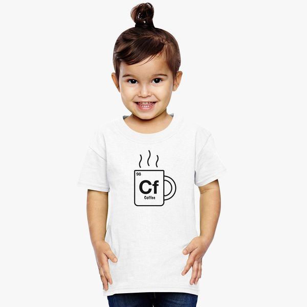 Coffee In Periodic Table Toddler T Shirt Customon