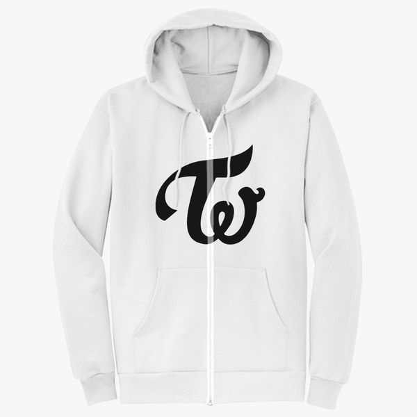 Twice Symbol Unisex Zip Up Hoodie Customon