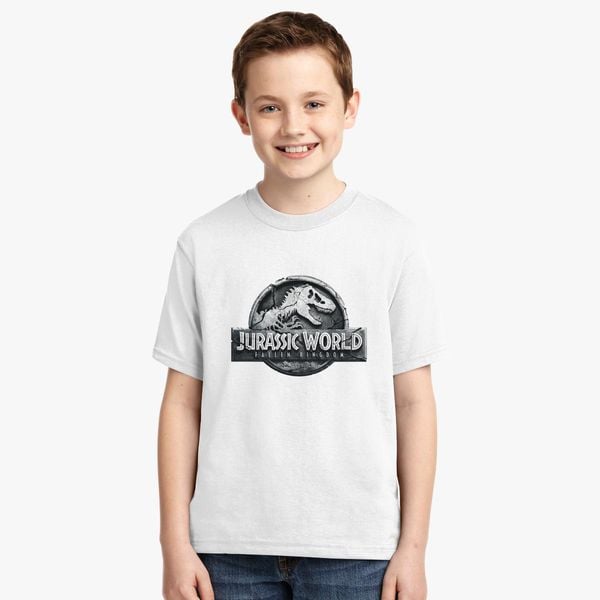 Jurassic World Fallen Kingdom Youth T Shirt Customon - jurassic world fallen kingdom t shirt roblox