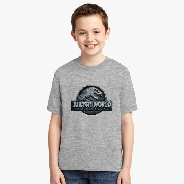Jurassic World Fallen Kingdom Youth T Shirt Customon - roblox shirt jurassic world