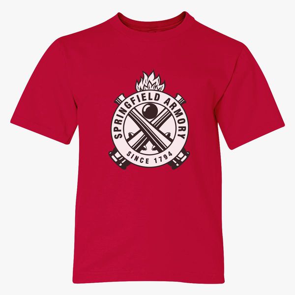 Springfield Armory Logo Youth T Shirt Customon - ia armory roblox